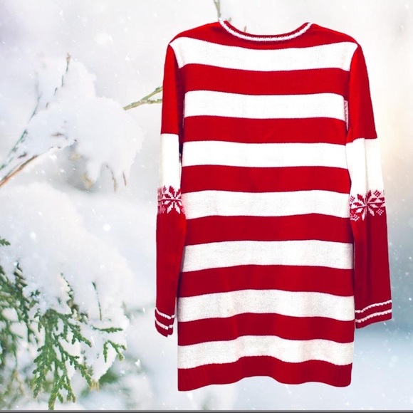 Cool North Pole Penguins Cozy Christmas Sweater - Picture 2 of 2